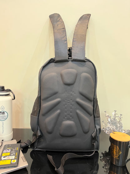 Premium Artificial Leather CAT Embossed Laptop Backpack