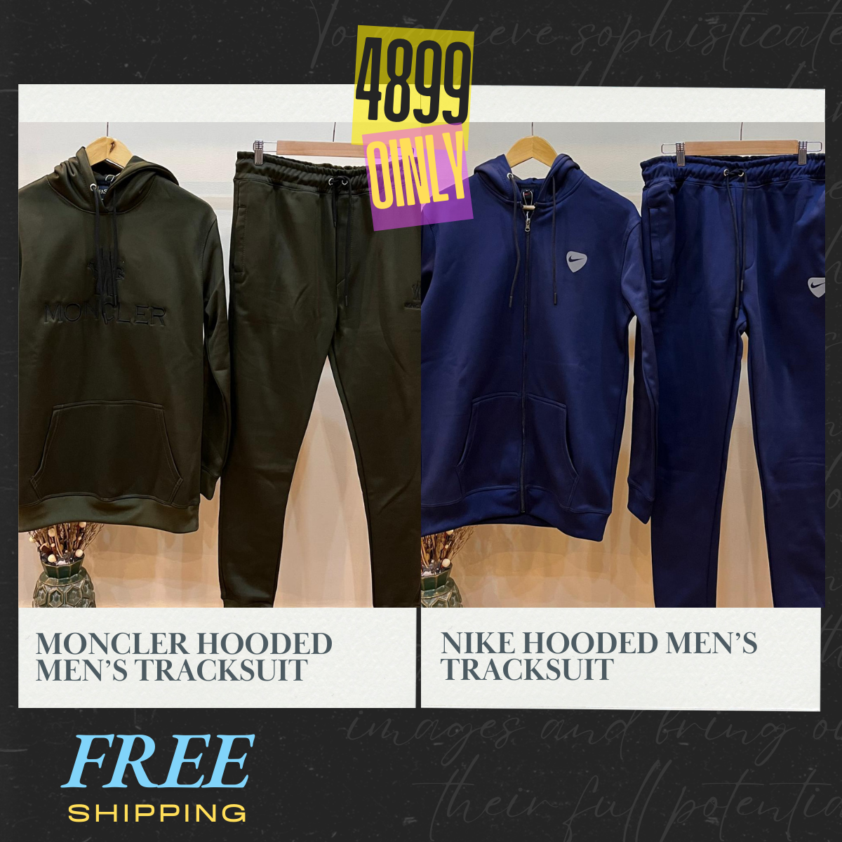 Buy 2 Man Hooded Tracksuits