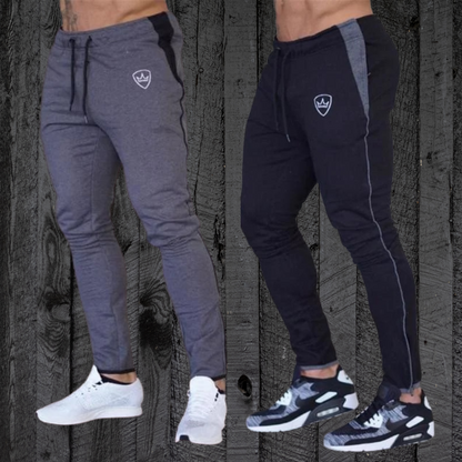 Pack of 2 Men's Fitness Workout Trousers